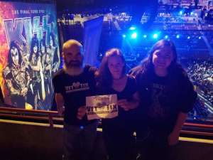 Raymond attended Kiss: End of the Road World Tour on Feb 11th 2020 via VetTix 