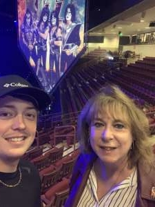 Kelly attended Kiss: End of the Road World Tour on Feb 11th 2020 via VetTix 