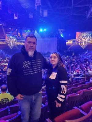 Carlos attended Kiss: End of the Road World Tour on Feb 11th 2020 via VetTix 