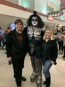 Stanley attended Kiss: End of the Road World Tour on Feb 11th 2020 via VetTix 