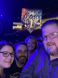 Frank attended Kiss: End of the Road World Tour on Feb 11th 2020 via VetTix 