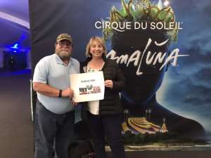 Rita attended Cirque Du Soleil - Amaluna on Feb 6th 2020 via VetTix 