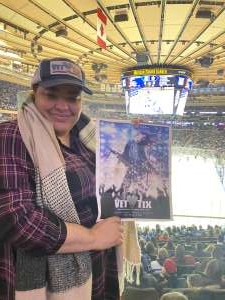 Kimberly attended New York Rangers vs. Toronto Maple Leafs - NHL on Feb 5th 2020 via VetTix 