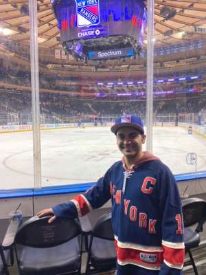 Kristopher attended New York Rangers vs. Buffalo Sabres - NHL on Feb 7th 2020 via VetTix 