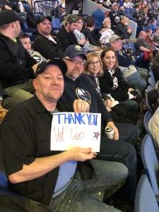 Paul attended Buffalo Sabres vs. Columbus Blue Jackets - NHL on Feb 13th 2020 via VetTix 
