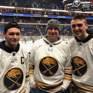 John attended Buffalo Sabres vs. Columbus Blue Jackets - NHL on Feb 13th 2020 via VetTix 