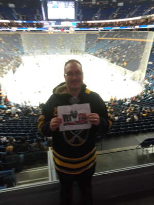 Darren attended Buffalo Sabres vs. Columbus Blue Jackets - NHL on Feb 13th 2020 via VetTix 