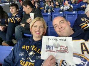 Eric attended Buffalo Sabres vs. Columbus Blue Jackets - NHL on Feb 13th 2020 via VetTix 