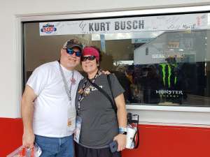 CARY attended Daytona 500 - KB100 Kurt Busch Fan Appreciation Tickets - NASCAR Monster Energy Series on Feb 16th 2020 via VetTix 