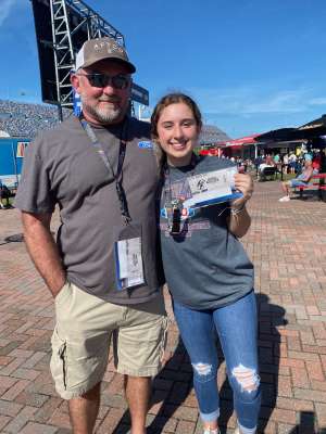 Angie attended Daytona 500 - NASCAR Monster Energy Series on Feb 16th 2020 via VetTix 