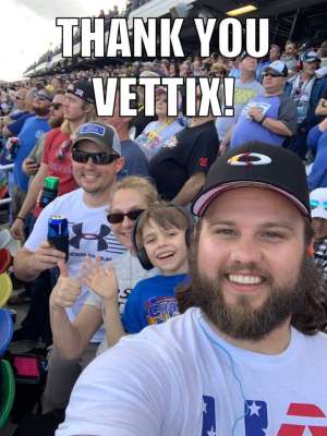 Melinda attended Daytona 500 - NASCAR Monster Energy Series on Feb 16th 2020 via VetTix 