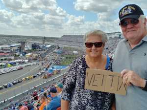 George attended Daytona 500 - NASCAR Monster Energy Series on Feb 16th 2020 via VetTix 