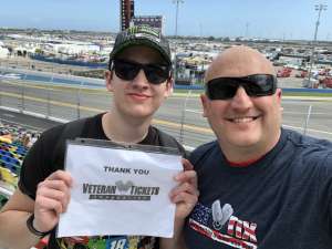 Russel attended Daytona 500 - NASCAR Monster Energy Series on Feb 16th 2020 via VetTix 