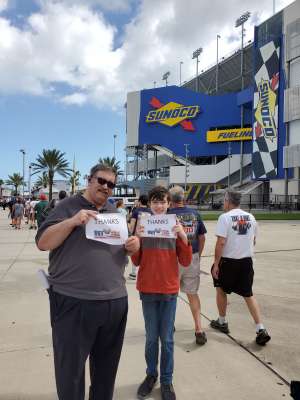 Rick attended Daytona 500 - NASCAR Monster Energy Series on Feb 16th 2020 via VetTix 