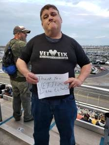 Gary attended Daytona 500 - NASCAR Monster Energy Series on Feb 16th 2020 via VetTix 