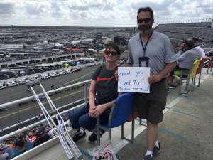 Kimberly Stark attended Daytona 500 - NASCAR Monster Energy Series on Feb 16th 2020 via VetTix 