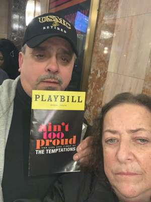 Alberto Otero attended Ain't Too Proud -the Life and Times of the Temptations on Feb 11th 2020 via VetTix 