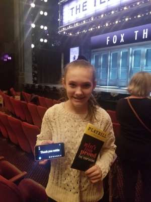 George attended Ain't Too Proud -the Life and Times of the Temptations on Feb 11th 2020 via VetTix 