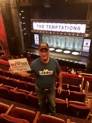 clyde attended Ain't Too Proud -the Life and Times of the Temptations on Feb 11th 2020 via VetTix 