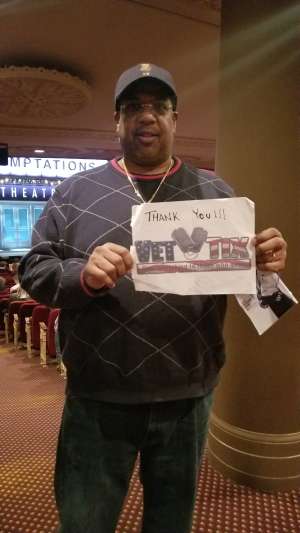 Jerome attended Ain't Too Proud -the Life and Times of the Temptations on Feb 11th 2020 via VetTix 