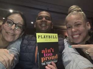 Christopher attended Ain't Too Proud -the Life and Times of the Temptations on Feb 11th 2020 via VetTix 