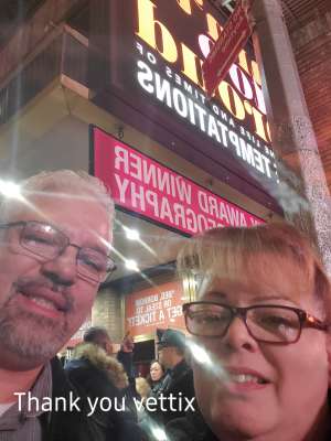 Pablo attended Ain't Too Proud -the Life and Times of the Temptations on Feb 11th 2020 via VetTix 