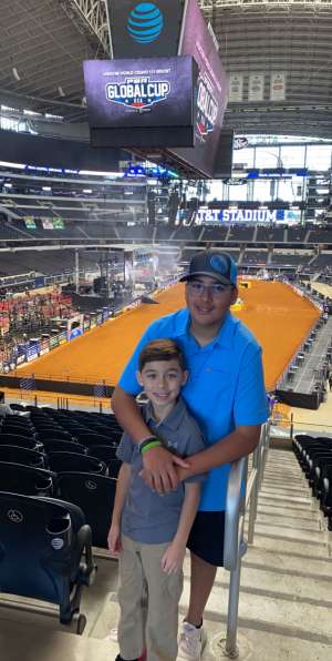 Santos  attended Winstar World Casino and Resort PBR Global Cup USA Presented by Monster Energy on Feb 16th 2020 via VetTix 