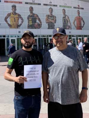 Andy attended Pac-12 Men's Basketball Tournament - Session 2 on Mar 11th 2020 via VetTix 
