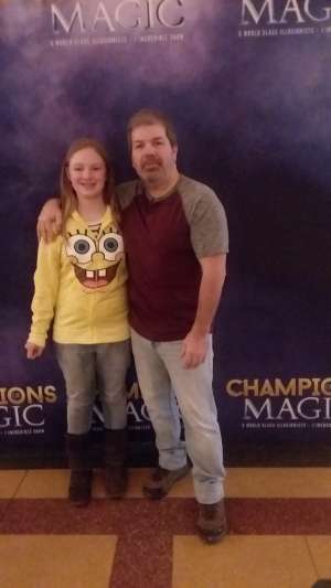 Angello attended Champions of Magic - 5 World Class Illusionists 1 Incredible Show on Feb 23rd 2020 via VetTix 