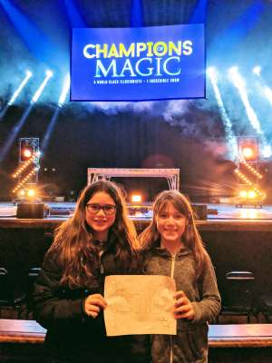 Baughers attended Champions of Magic - 5 World Class Illusionists 1 Incredible Show on Feb 23rd 2020 via VetTix 