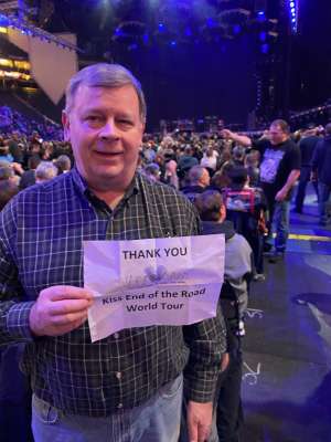 Rick attended Kiss: End of the Road World Tour on Feb 24th 2020 via VetTix 