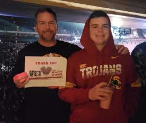 Lance attended Kiss: End of the Road World Tour on Feb 24th 2020 via VetTix 