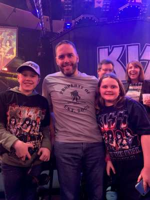 Harold attended Kiss: End of the Road World Tour on Feb 24th 2020 via VetTix 
