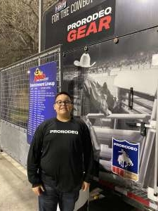Paul â€œDevilDawgâ€ attended San Antonio PRCA Rodeo Semi-Finals Followed by BUSH on Feb 19th 2020 via VetTix 
