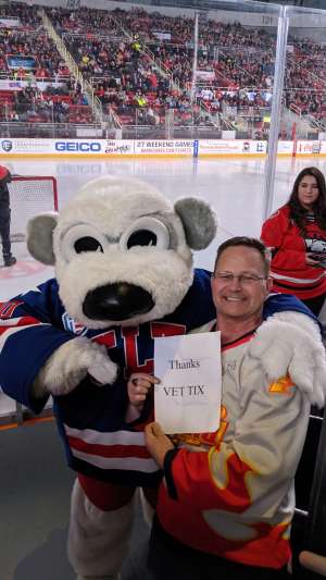 Jim attended Charlotte Checkers vs. Utica Comets- AHL on Mar 7th 2020 via VetTix 