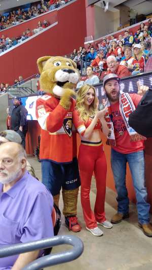 Capt. Lance Shaughnessy attended Florida Panthers vs. Calgary Flames - NHL on Mar 1st 2020 via VetTix 