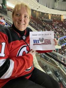 Lucie2646 attended New Jersey Devils vs. St. Louis Blues - NHL on Mar 6th 2020 via VetTix 