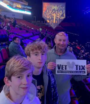 Brennan attended Kiss: End of the Road World Tour on Feb 25th 2020 via VetTix 