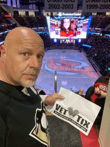 LaaryS  attended New Jersey Devils vs. Pittsburgh Penguins - NHL on Mar 10th 2020 via VetTix 