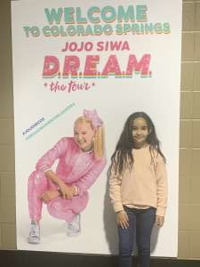Margie attended Jojo Siwa - D. R. E. A M. on Mar 11th 2020 via VetTix 