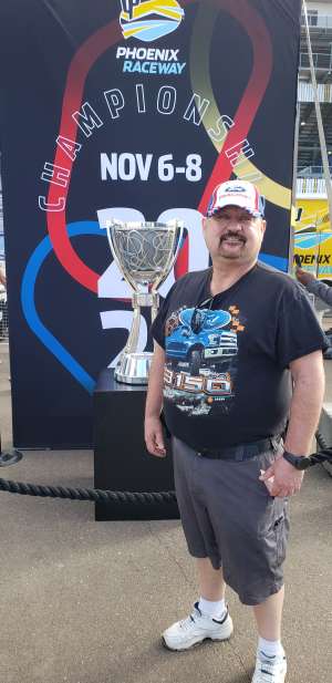 Rick attended Fanshield 500 - Phoenix Raceway on Mar 8th 2020 via VetTix 