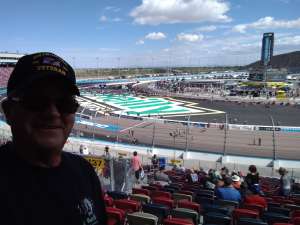 Bill attended Fanshield 500 - Phoenix Raceway on Mar 8th 2020 via VetTix 