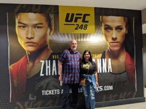 Ron attended UFC 248 on Mar 7th 2020 via VetTix 