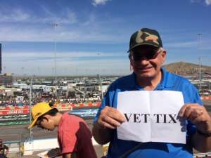 Bob Bartlemay attended Fanshield 500 - KB100 Kurt Busch Fan Appreciation Tickets - NASCAR Cup Series on Mar 8th 2020 via VetTix 