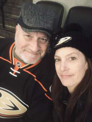 Melissa attended Anaheim Ducks vs. Minnesota Wild - NHL on Mar 8th 2020 via VetTix 