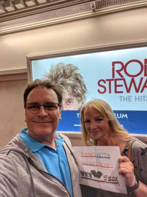 Gary & Gaby attended Rod Stewart: the Hits. on Mar 7th 2020 via VetTix 