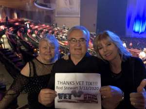 Rich attended Rod Stewart: the Hits. on Mar 13th 2020 via VetTix 