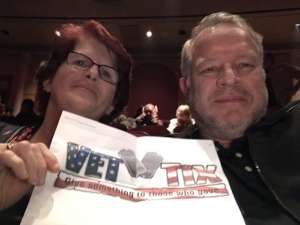 Tom and Linda attended Rod Stewart: the Hits. on Mar 14th 2020 via VetTix 