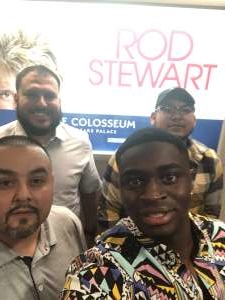Juan Rubio attended Rod Stewart: the Hits. on Mar 14th 2020 via VetTix 