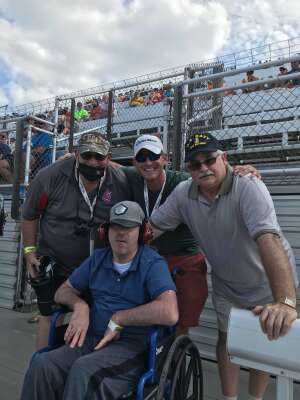 MARK attended The Gateway 200 Powered by Ck Power NASCAR Truck Series and the Bommarito Automotive Group 500 Indycar Race - Auto Racing on Aug 30th 2020 via VetTix 